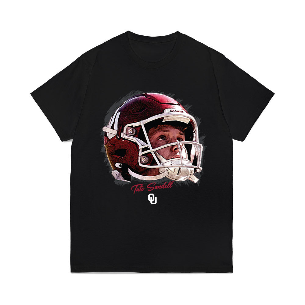 Oklahoma - NCAA Football : Tate Sandell - Gameface Comfort Colors T-Shirt-0