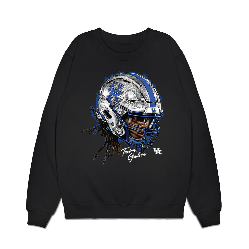 Kentucky - NCAA Football : Tavion Gadson - Game Face Premium Crewneck Sweatshirt-0