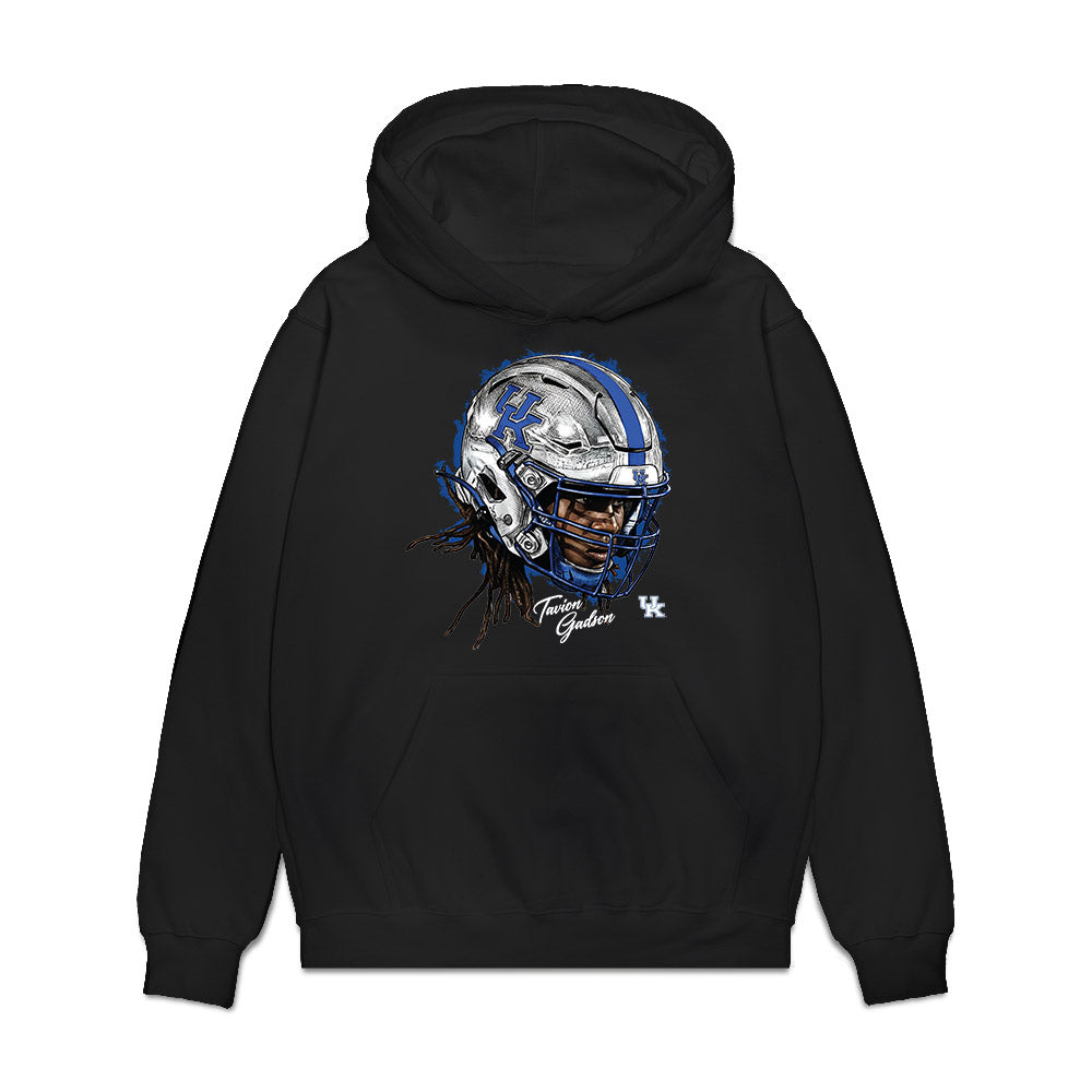 Kentucky - NCAA Football : Tavion Gadson - Game Face Premium Hooded Sweatshirt-0