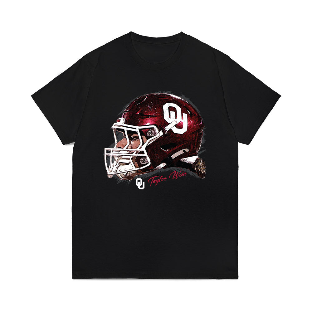 Oklahoma - NCAA Football : Taylor Wein - Gameface Comfort Colors T-Shirt-0