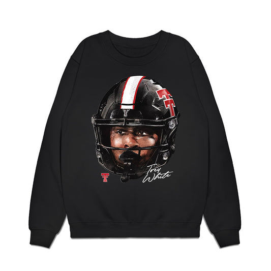 Texas Tech - NCAA Football : Trey White - Game Face Premium Crewneck Sweatshirt-0