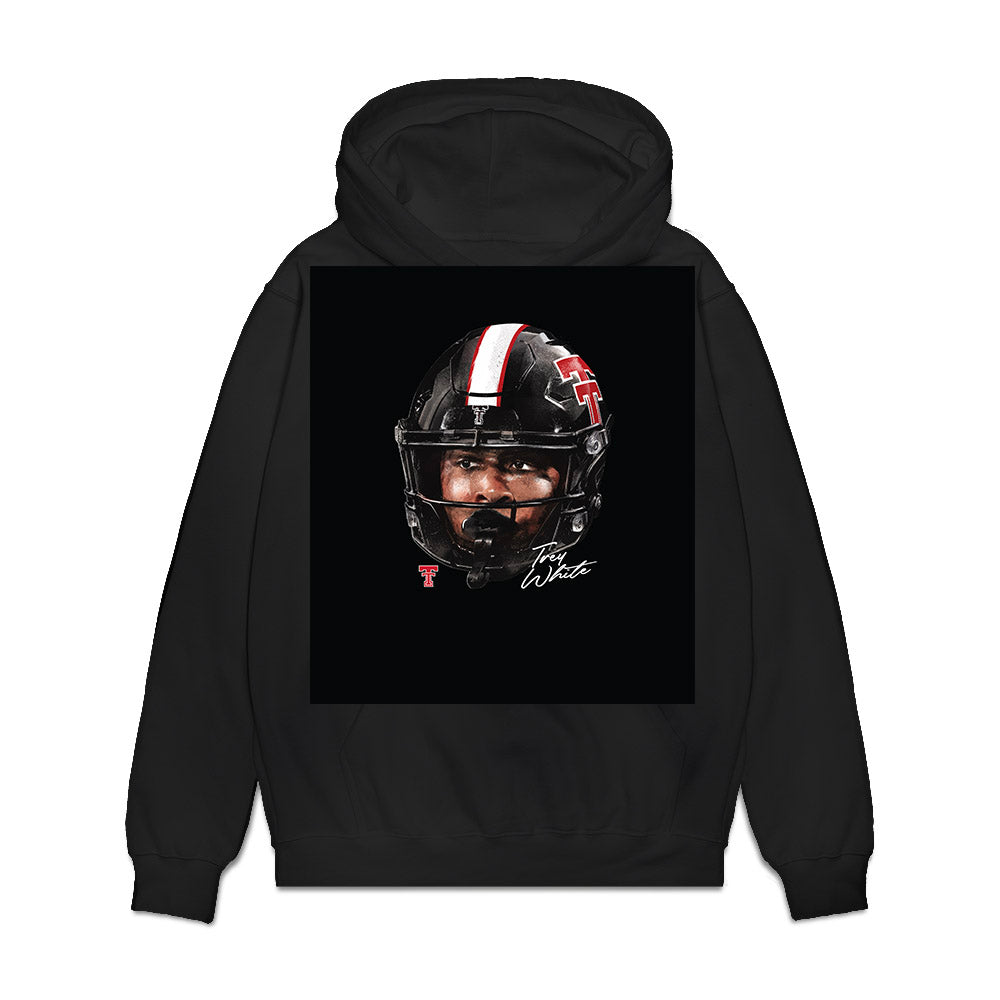 Texas Tech - NCAA Football : Trey White - Game Face Premium Hooded Sweatshirt-0