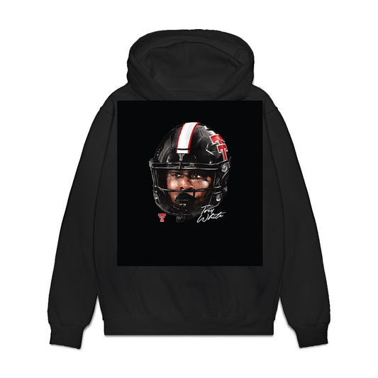 Texas Tech - NCAA Football : Trey White - Game Face Premium Hooded Sweatshirt-0