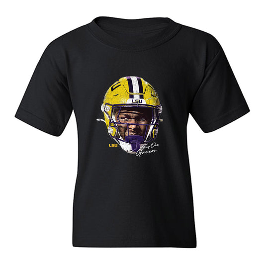 LSU - NCAA Football : Trey'Dez Green - Game Face Youth T-Shirt-0