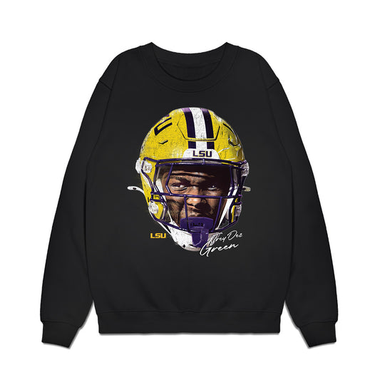 LSU - NCAA Football : Trey'Dez Green - Game Face Premium Crewneck Sweatshirt-0