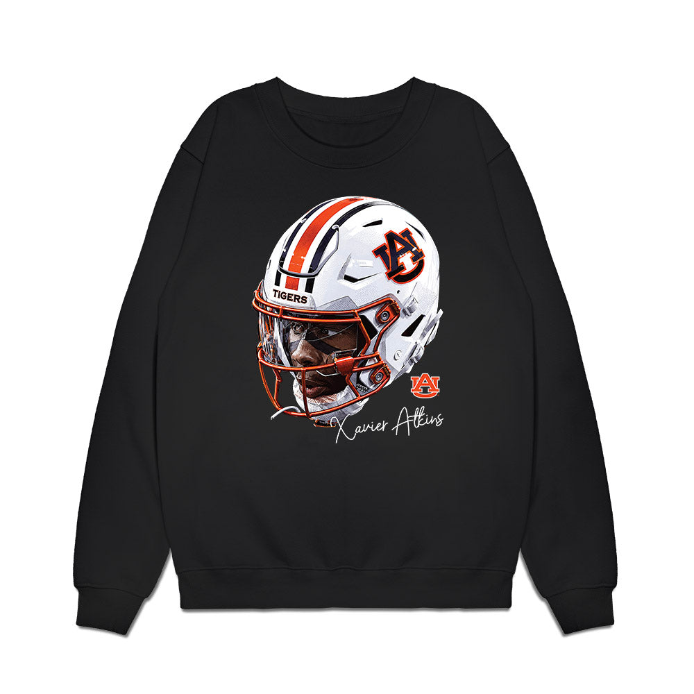 Auburn - NCAA Football : Xavier Atkins - Game Face Premium Crewneck Sweatshirt-0