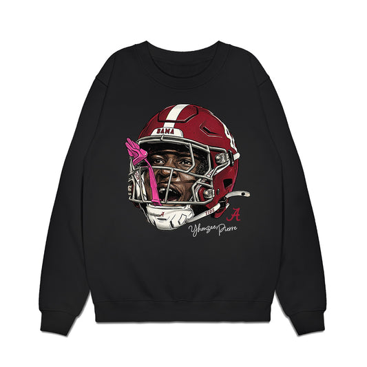Alabama - NCAA Football : Yhonzae Pierre - Game Face Premium Crewneck Sweatshirt-0