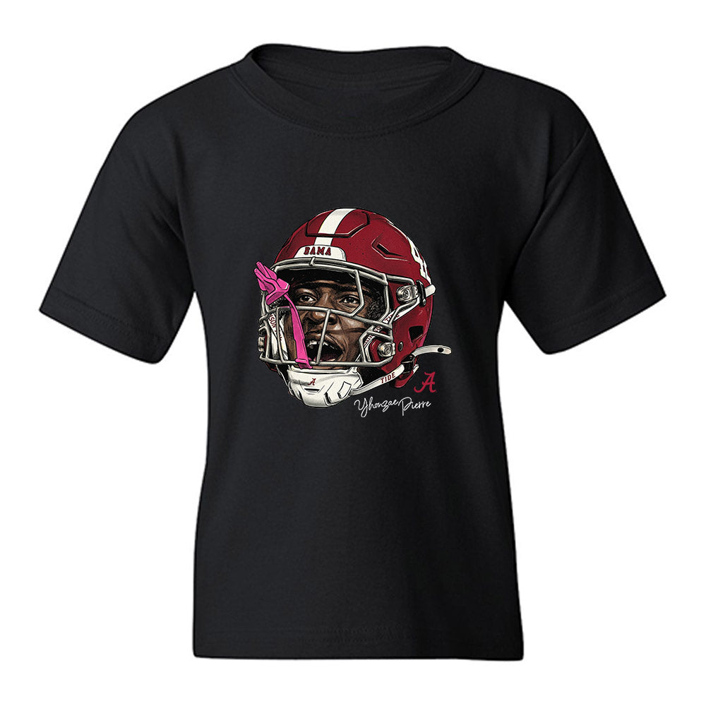 Alabama - NCAA Football : Yhonzae Pierre - Game Face Youth T-Shirt-0