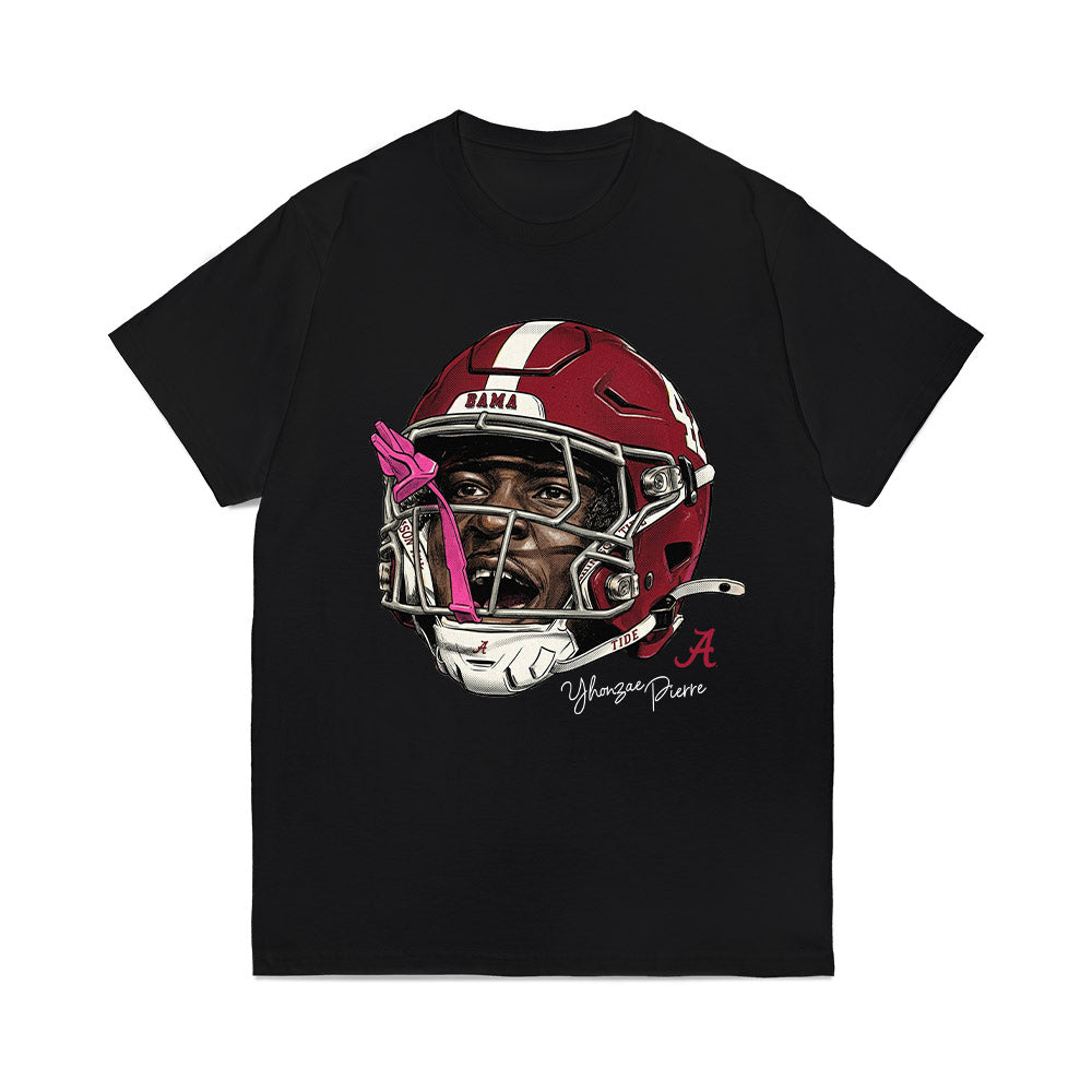 Alabama - NCAA Football : Yhonzae Pierre - Game Face Comfort Colors T-Shirt-0