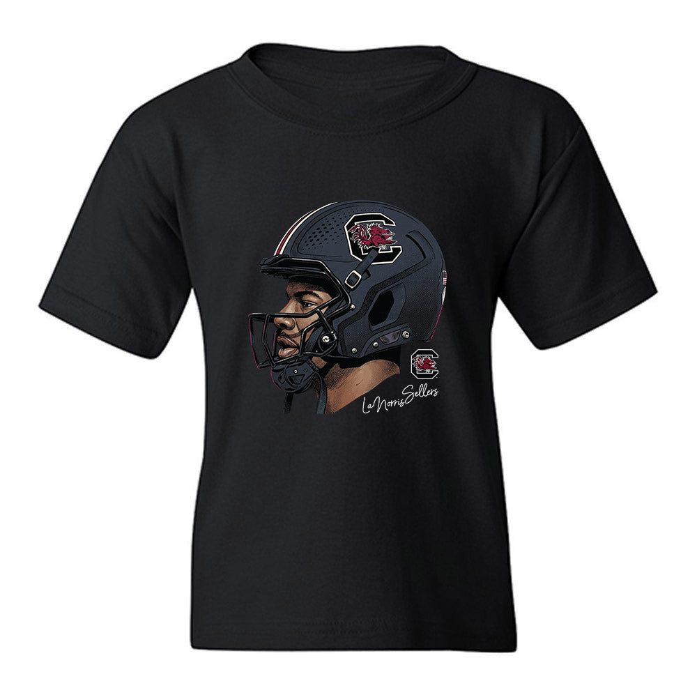 South Carolina - NCAA Football : LaNorris Sellers - Game Face Youth T-Shirt-0