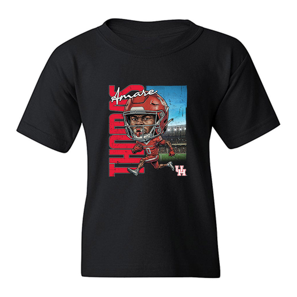 Houston - NCAA Football : Amare Thomas - Caricature Youth T-Shirt-0