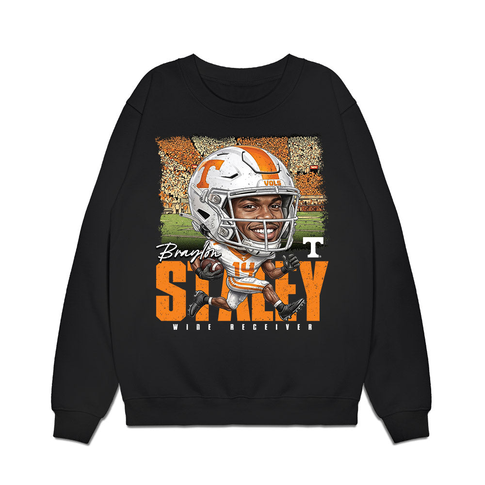 Tennessee - NCAA Football : Braylon Staley - Bobble Head Premium Crewneck Sweatshirt-0