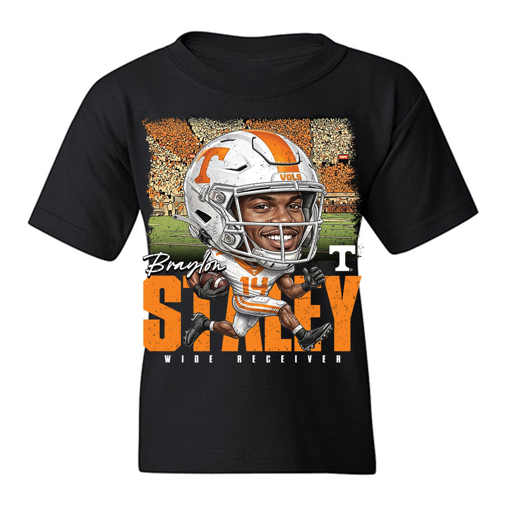 Tennessee - NCAA Football : Braylon Staley - Bobble Head Youth T-Shirt-0
