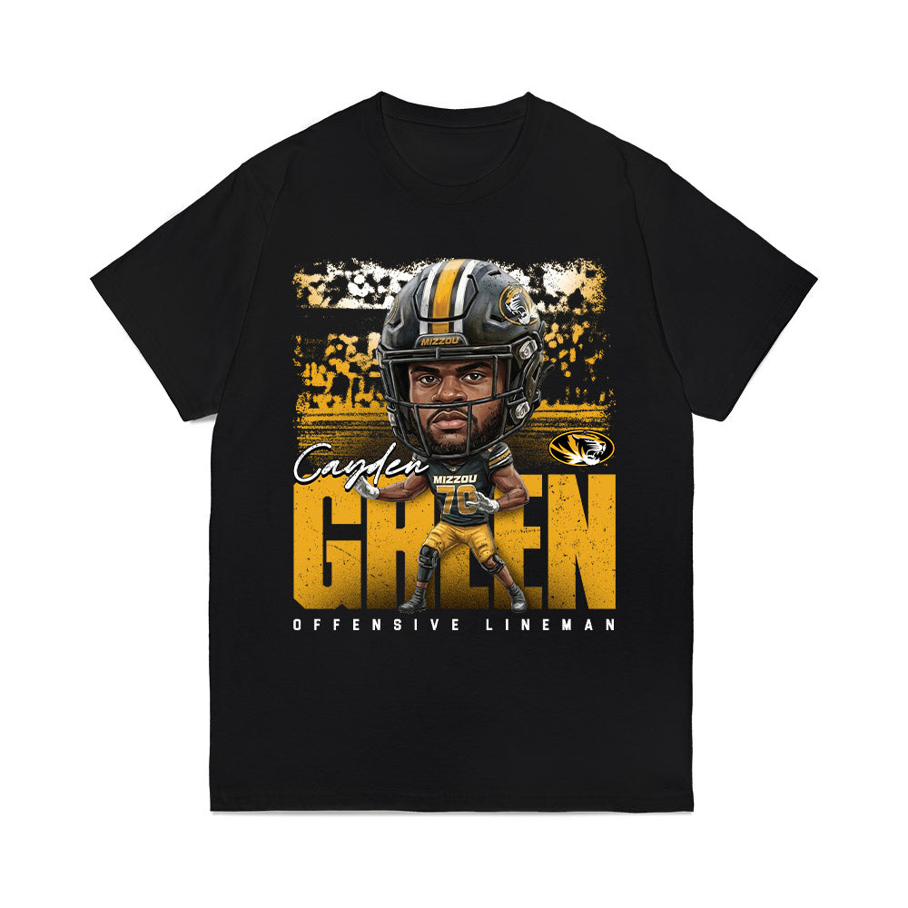 Missouri - NCAA Football : Cayden Green - Caricature Comfort Colors T-Shirt-0