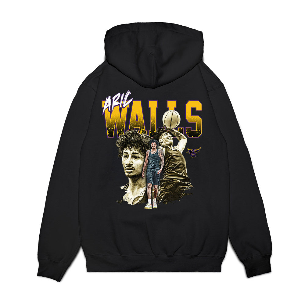 Minn. St. - NCAA Mens Basketball : Aric Walls - Collage Premium Hooded Sweatshirt-1
