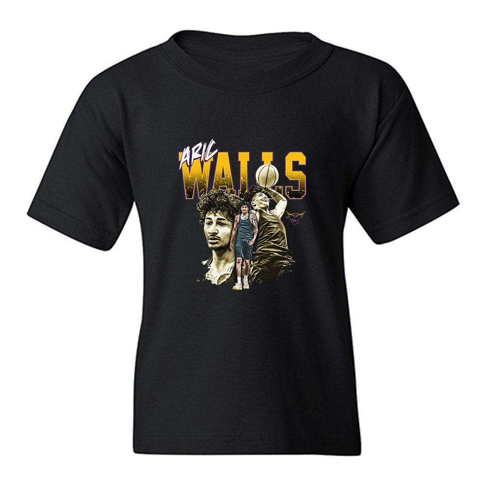 Minn. St. - NCAA Mens Basketball : Aric Walls - Collage Youth T-Shirt-0