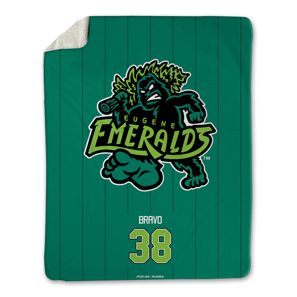 Eugene Ems - MILB Baseball : Damian Bravo - Blanket-0