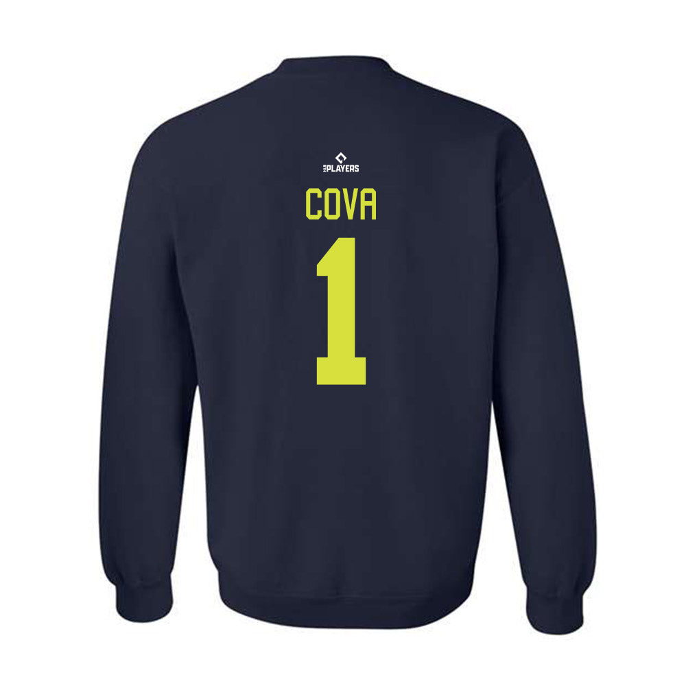 Everett Aquasox - MILB Baseball : Ricardo Cova - Crewneck Sweatshirt-1