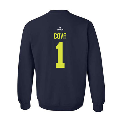 Everett Aquasox - MILB Baseball : Ricardo Cova - Crewneck Sweatshirt-1