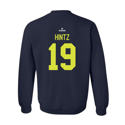 Everett Aquasox - MILB Baseball : Casey Hintz - Crewneck Sweatshirt-1