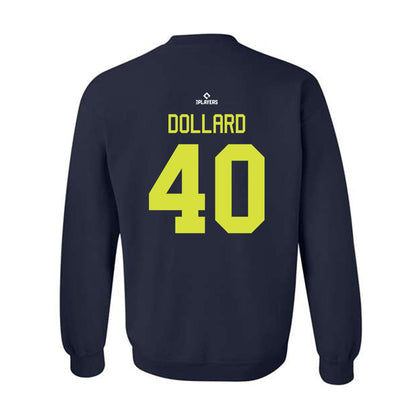 Everett Aquasox - MILB Baseball : Taylor Dollard - Crewneck Sweatshirt-1