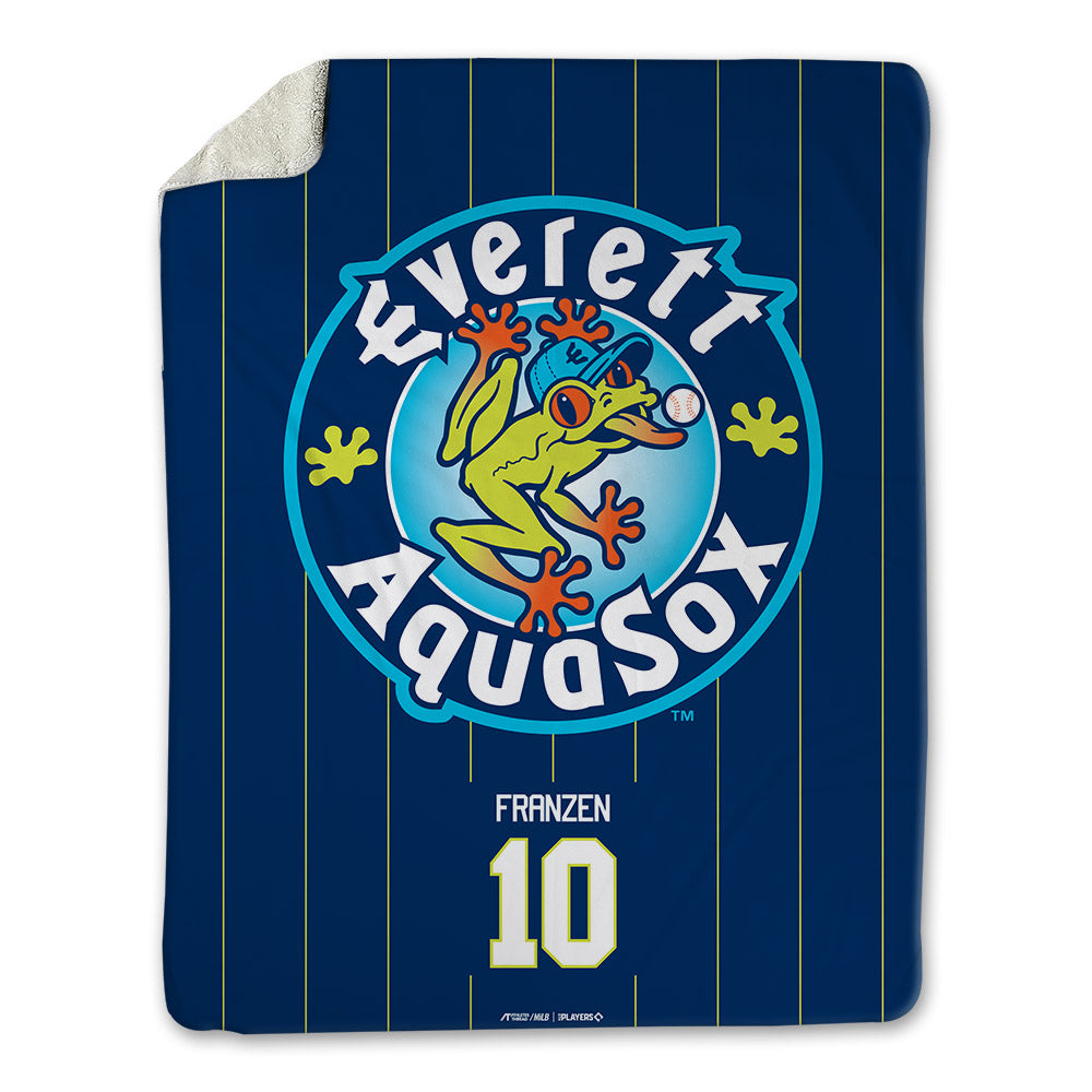Everett Aquasox - MILB Baseball : Caleb Franzen - Blanket-0