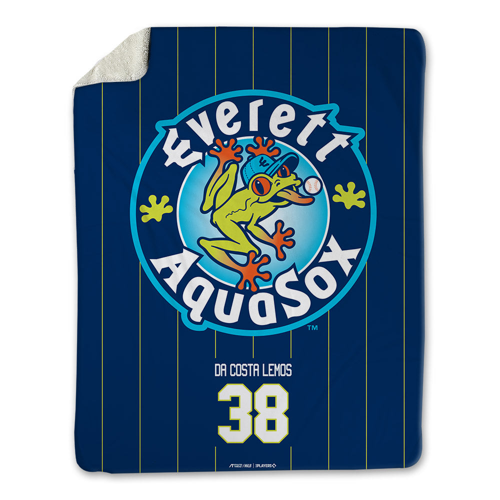 Everett Aquasox - MILB Baseball : Pedro Da Costa Lemos - Blanket-0
