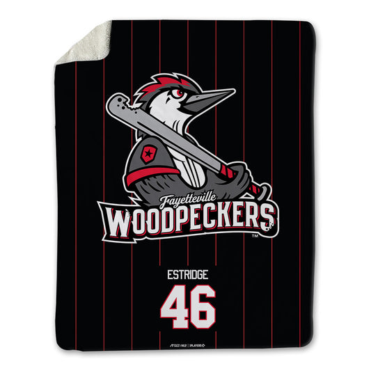 Fayetteville Woodpeckers - MILB Baseball : Carson Estridge - Blanket-0