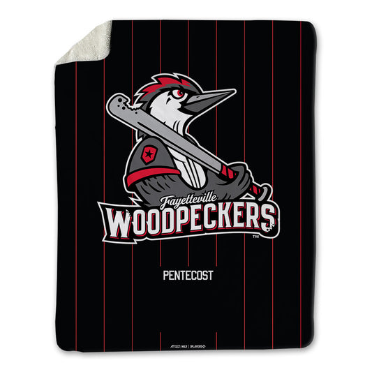 Fayetteville Woodpeckers - MILB Baseball : Gabel Pentecost - Blanket-0