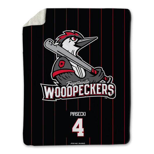 Fayetteville Woodpeckers - MILB Baseball : Aaron Piasecki - Blanket-0