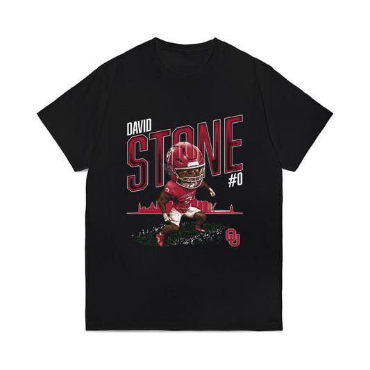 Oklahoma - NCAA Football : David Stone - Caricature Comfort Colors T-Shirt-0