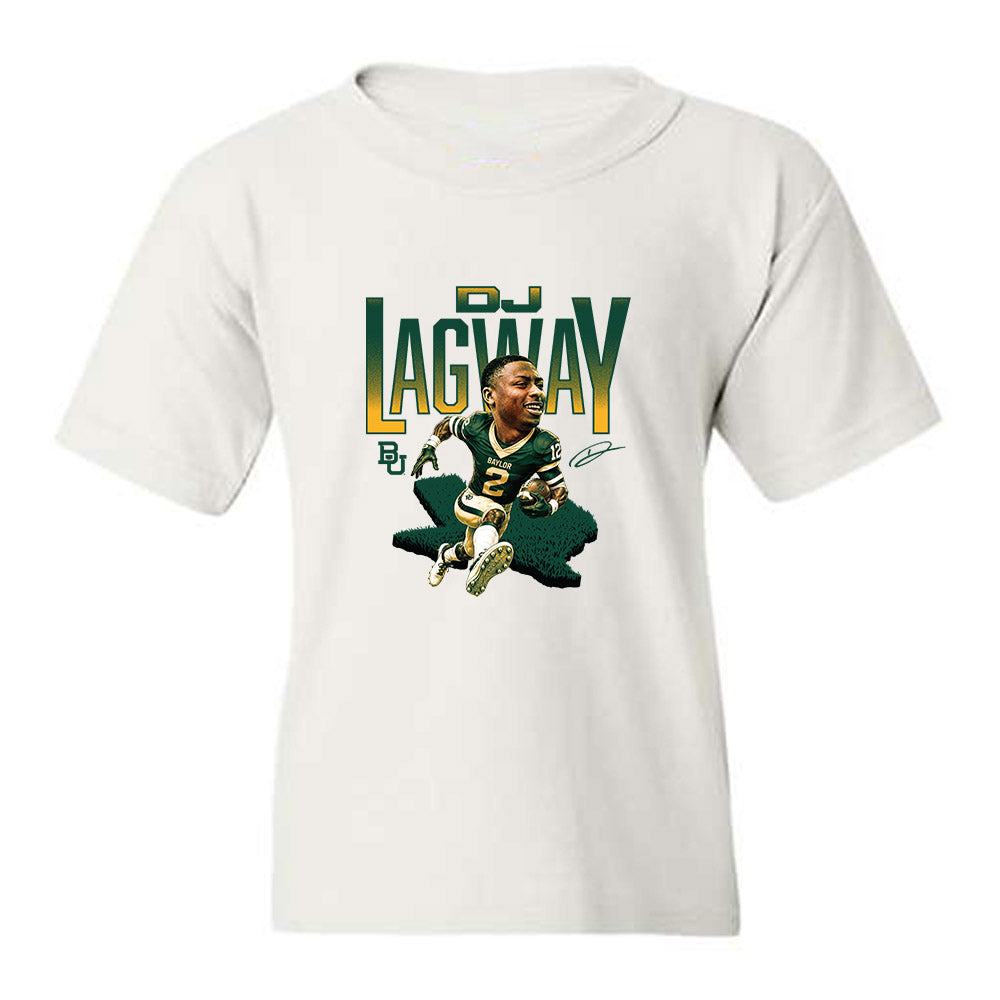 Baylor - NCAA Football : DJ Lagway - Bobble Head Youth T-Shirt-0