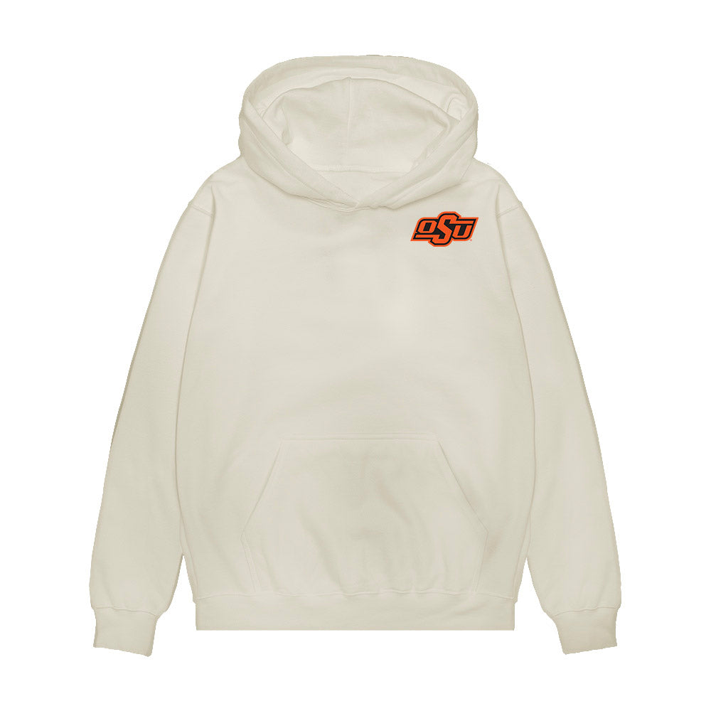 Oklahoma State - NCAA Football : Drew Mestemaker - Bobble Head Premium Hooded Sweatshirt-0