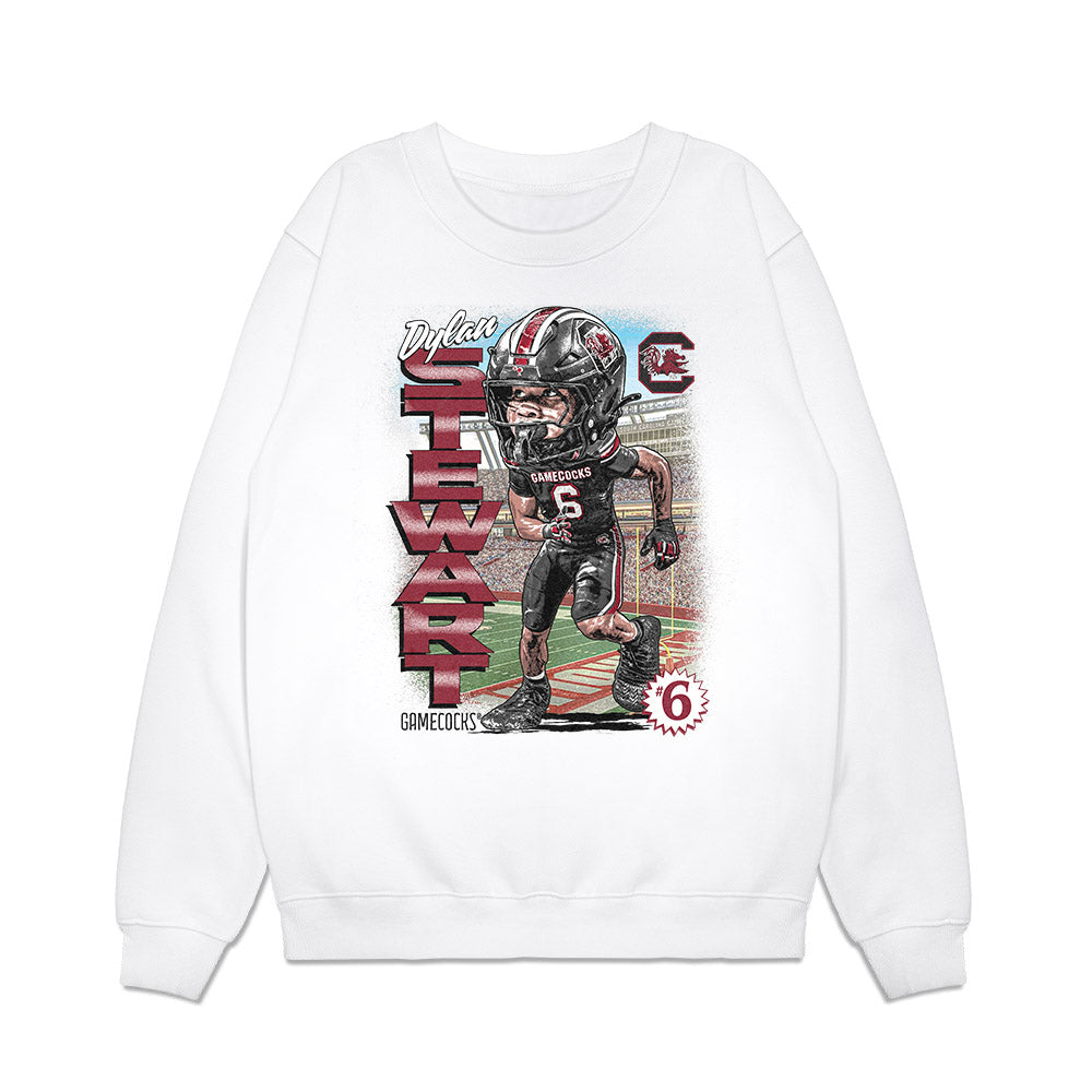 South Carolina - NCAA Football : Dylan Stewart - Caricature Premium Crewneck Sweatshirt-0