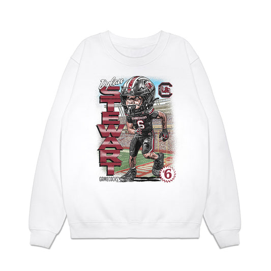 South Carolina - NCAA Football : Dylan Stewart - Caricature Premium Crewneck Sweatshirt-0