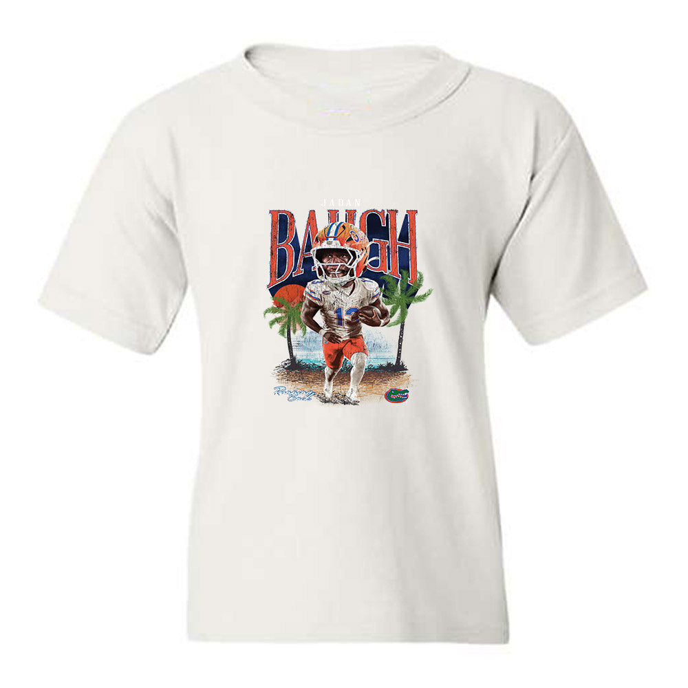 Florida - NCAA Football : Jadan Baugh - Caricature Youth T-Shirt-0