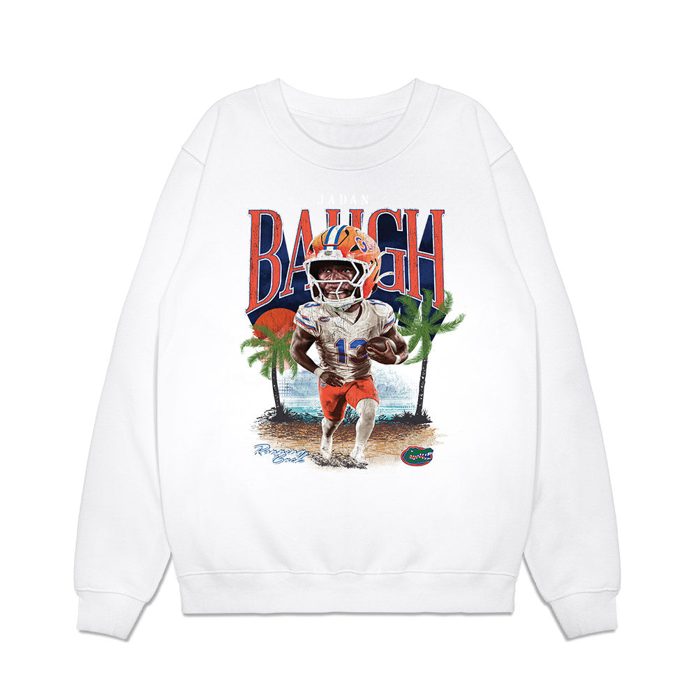 Florida - NCAA Football : Jadan Baugh - Caricature Premium Crewneck Sweatshirt-0