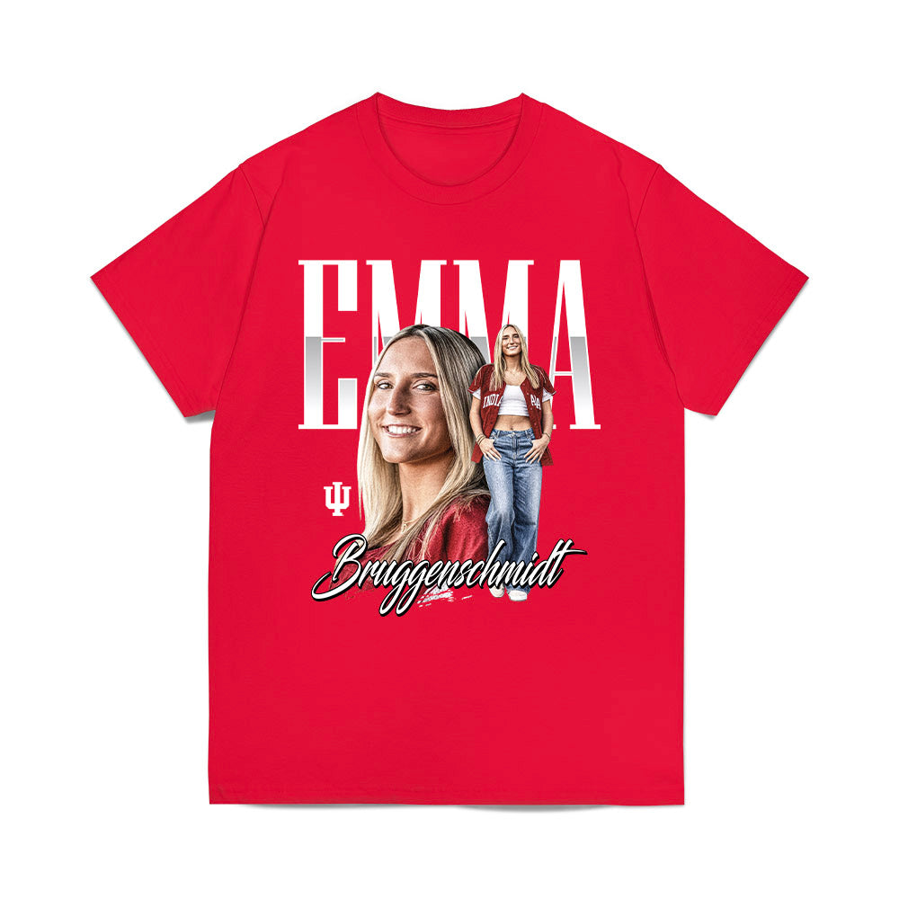 Indiana - NCAA Softball : Emma Bruggenschmidt - Collage Comfort Colors T-Shirt-0