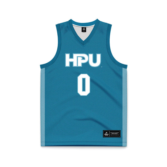 HPU - NCAA Women's Basketball : Kaile Cruz - Blue Basketball Jersey-0