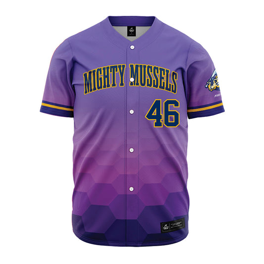 Fort Myers Mighty Mussels - MILB Baseball : Jui-Chieh Lin - Jersey-0
