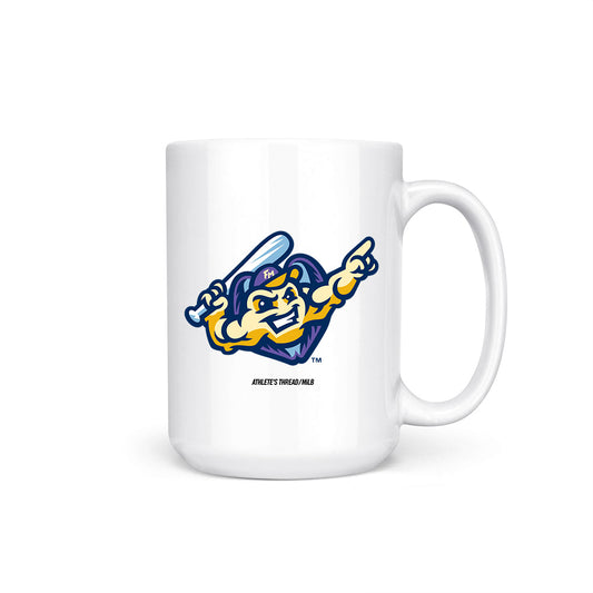 Fort Myers Mighty Mussels - MILB Baseball : Melvin Rodriguez - Coffee Mug-0