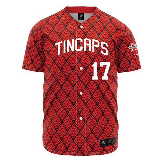 Fort Wayne TinCaps - MILB Baseball : Kannon Kemp - Jersey-0