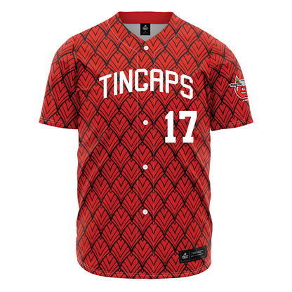Fort Wayne TinCaps - MILB Baseball : Ryan Wideman - Jersey-0