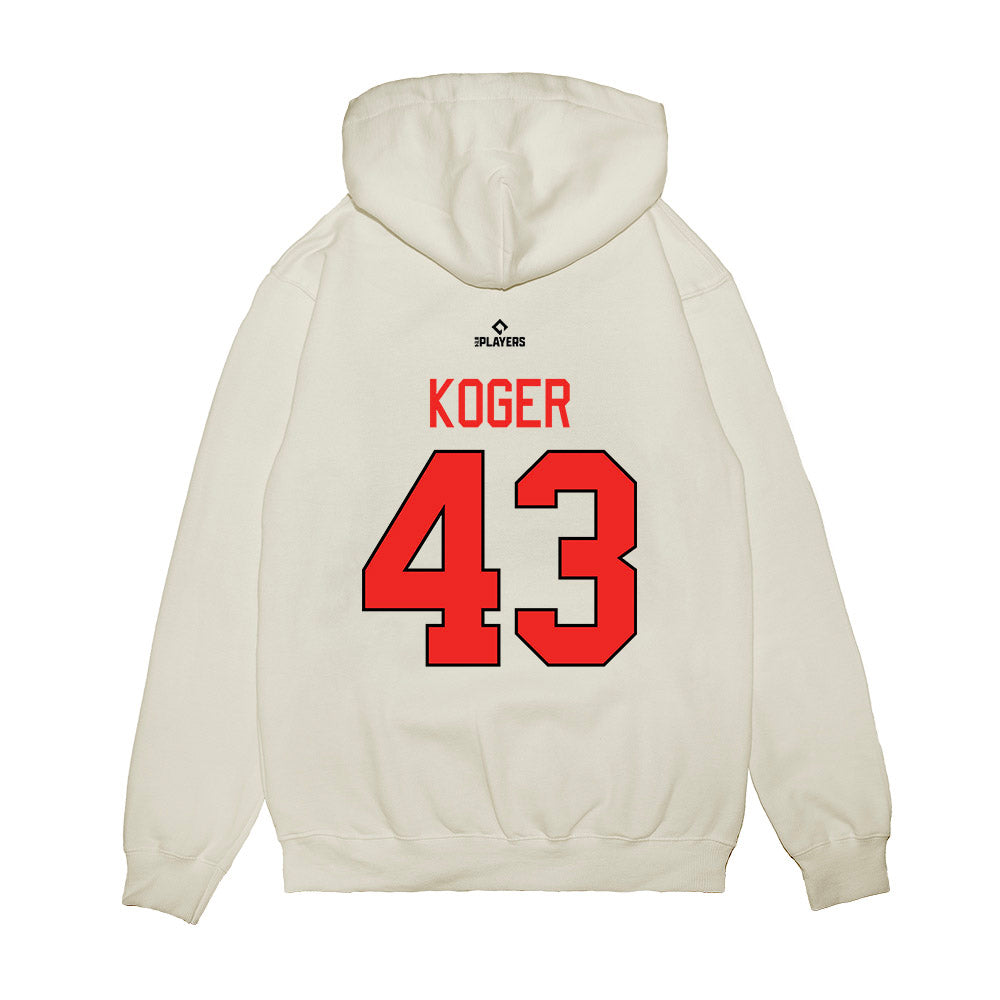 Fort Wayne TinCaps - MILB Baseball : Will Koger - Premium Hooded Sweatshirt-1