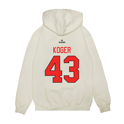 Fort Wayne TinCaps - MILB Baseball : Will Koger - Premium Hooded Sweatshirt-1