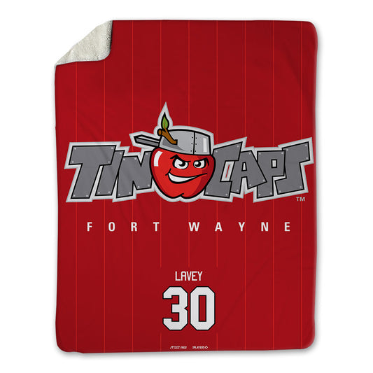 Fort Wayne TinCaps - MILB Baseball : Robbie Lavey - Blanket-0