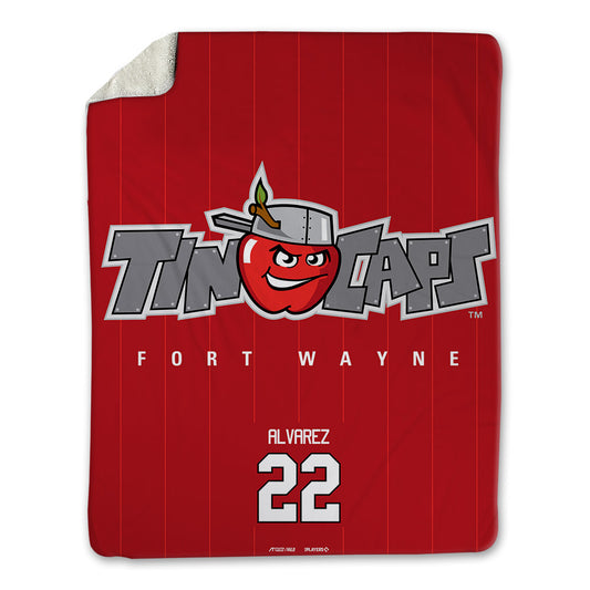 Fort Wayne TinCaps - MILB Baseball : Miguel Alvarez - Blanket-0