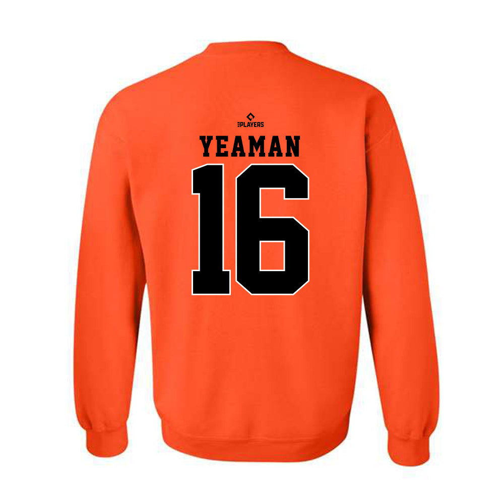 Frederick Keys - MILB Baseball : Colin Yeaman - Crewneck Sweatshirt-1