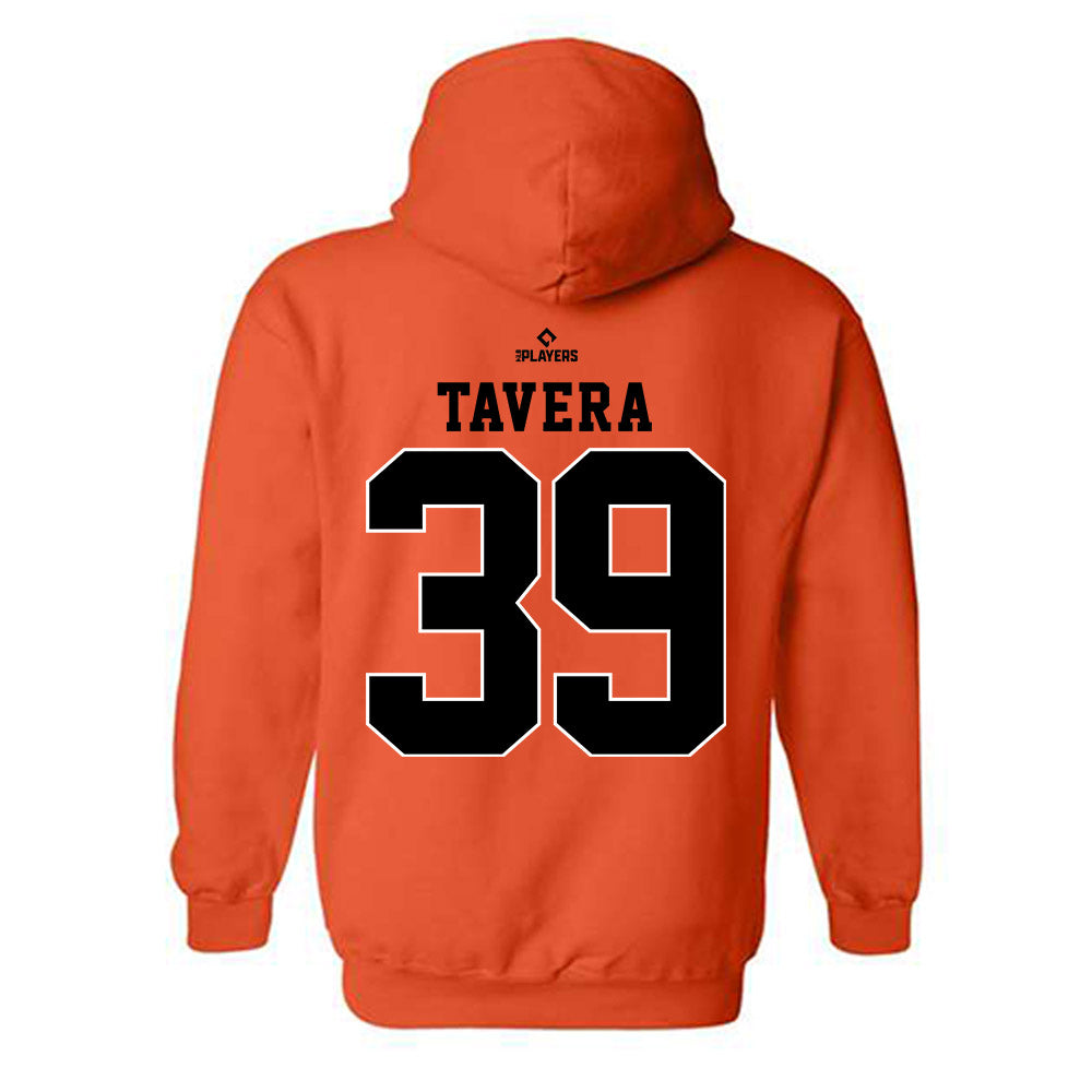 Frederick Keys - MILB Baseball : Braylin Tavera - Hooded Sweatshirt-1