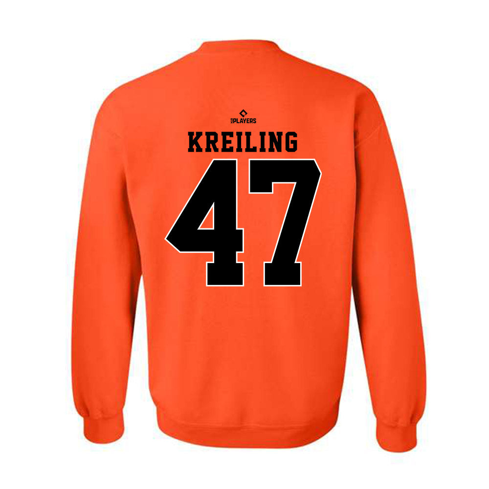 Frederick Keys - MILB Baseball : Harrison Kreiling - Crewneck Sweatshirt-1